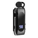 Business Sports Telescopic Cable Collar Clip 5.2 Smart Mini Bluetooth Earphones - V.I.P Digital Presence