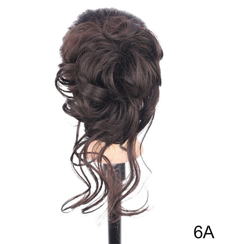 Synthetic Messy Curly Claw Hair Bun Chignon Hair Extensions Scrunchy Fake False Hair With Tail for Women Hairpieces - V.I.P Digital Presence