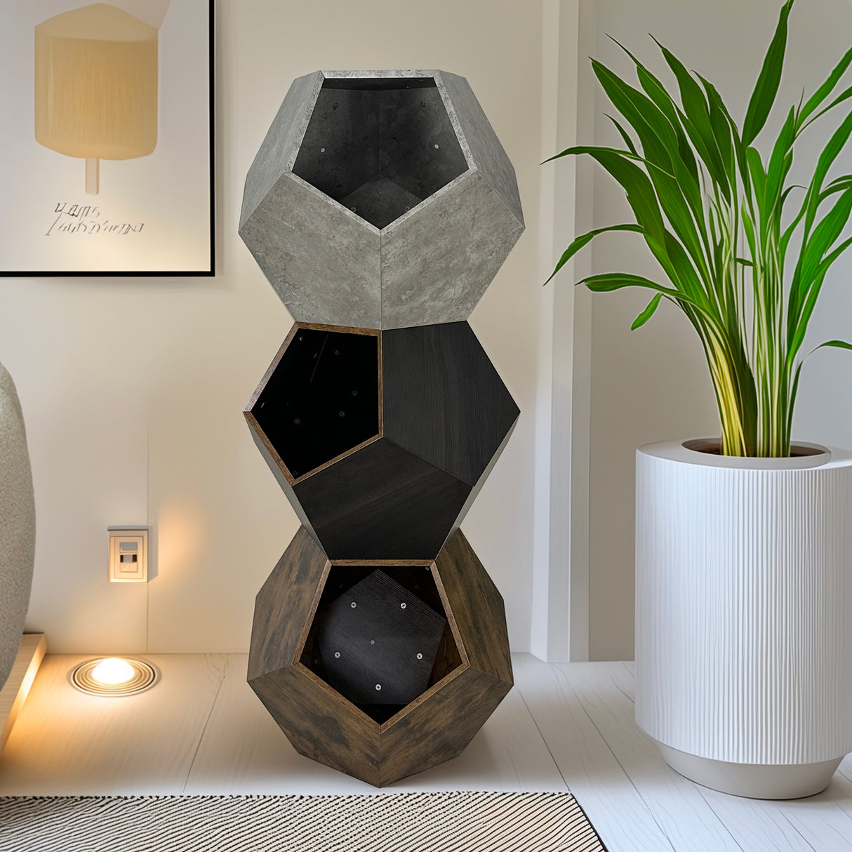 25.98'' Modern Pet Furniture Cat Litter, Sofa Side Table, Planter MDF Multifunctional Furniture, Burmese Sumac - V.I.P Digital Presence