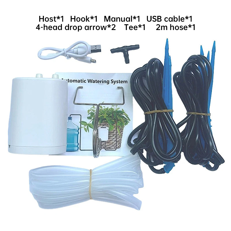 2/4/8/16 - Head Automatic Irrigation Controller, Plant & Flower Sprinklers, Drip Irrigation Kit, Potted Timer - V.I.P Digital Presence