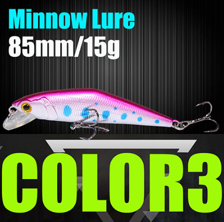 Señuelo de pesca AFISHLURE Wobblers Trucha 85 mm/15 g Minnow Cebos duros Iscas Artificial Pesca Leurre