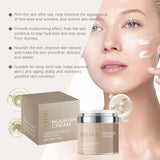 Crema nutritiva facial que hidrata la piel durante mucho tiempo.