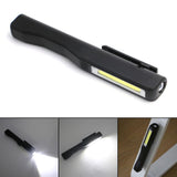 Linterna de bolsillo COB LED Mini con linterna multifunción y clip magnético, uso AAA