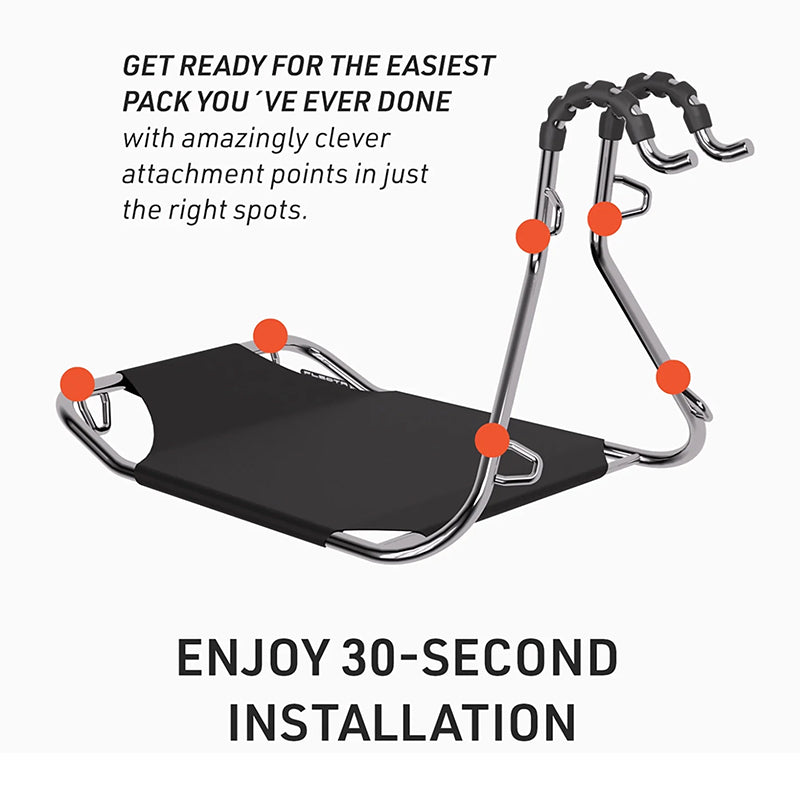 Folding front bike bag, metal bike basket, front carrier, panniers, bike luggage, mountain bike accessories - V.I.P Digital Presence