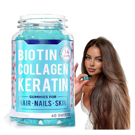 Collagen gummy hair growth biotin gummy - V.I.P Digital Presence