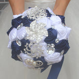 Artificial Wedding Bouquets Hand Made Flower Rhinestone Bridesmaid Crystal Bridal Wedding Bouquet - V.I.P Digital Presence