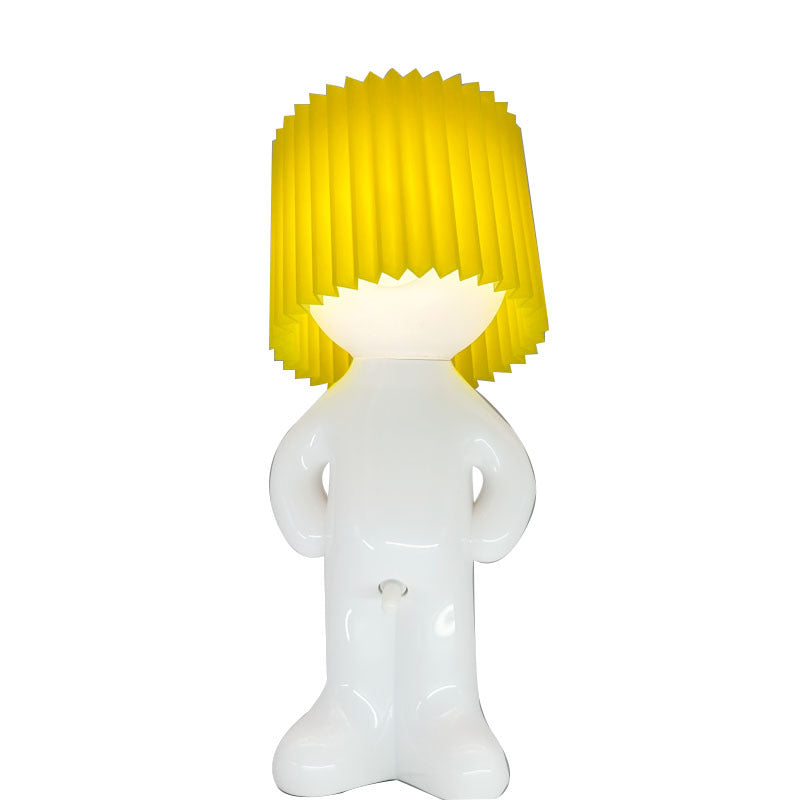 USB plug-in creative MR P shy desk lamp a little shy boy naughty night light without plug - V.I.P Digital Presence