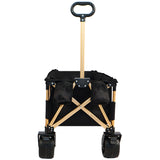 Folding Wagon Heavy Duty Utility Beach Wagon Cart for Sand with Big Wheels - V.I.P Digital Presence