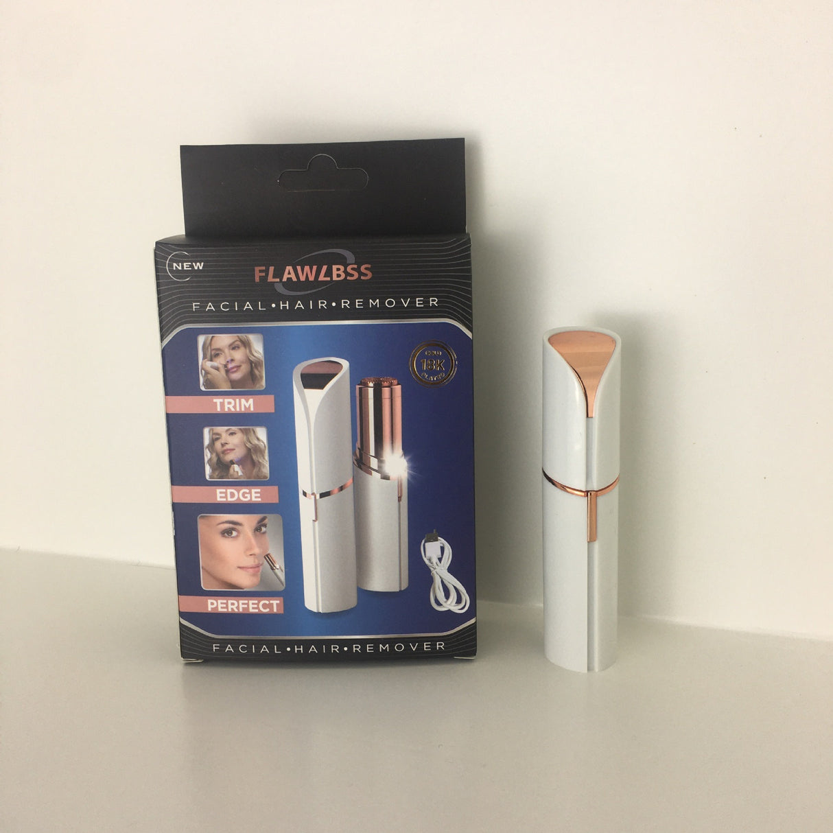 Recortador de cejas con lápiz labial, afeitadora para mujeres, depiladora, recortador de cejas eléctrico, recortador de cejas con carga, raspador de cabello