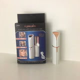 Recortador de cejas con lápiz labial, afeitadora para mujeres, depiladora, recortador de cejas eléctrico, recortador de cejas con carga, raspador de cabello