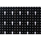 4-foot metal garage nail board tool rack with 3 nail board wall mounted tools for storing nail boards, black - V.I.P Digital Presence