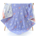 110*110cm Parent-child Baby Summer Bedding Sofa Quilt 100% Cotton Baby Blanket Child Quilt 6 Layers Muslin Swaddle for Newborns - V.I.P Digital Presence
