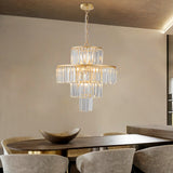 Luxury Crystal Chandelier Modern Chandeliers Lights Fixture Hanging Pendant Light Fixture Dia 19.7 Inch - V.I.P Digital Presence