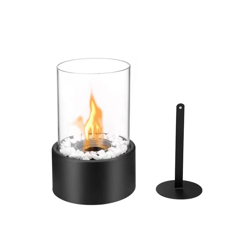 Indoor small outdoor alcohol fireplace lamp for household heating fireplace tabletop with real fire tabletop fire pit - V.I.P Digital Presence