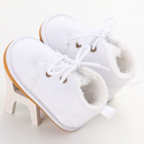 Newborn Baby Girl Boy Shoes Warm Snow Boots Toddler Infant Booties Prewalker Black White Pink - V.I.P Digital Presence