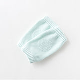Rodilleras antideslizantes para bebés de 0 a 18 meses, de algodón, de verano, para gatear, de malla gruesa y transpirable.