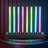 Striped RGB desktop ambient light, colorful ABS music rhythm e-sports bedroom desktop ambient light - V.I.P Digital Presence