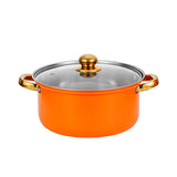 12 - piece wine - red non - stick stainless - steel soup pot set, induction - friendly for kitchen use. - V.I.P Digital Presence