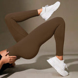 Threaded autumn and winter yoga pants seamless fitness pants high waisted sports yoga clothes leggings - V.I.P Digital Presence