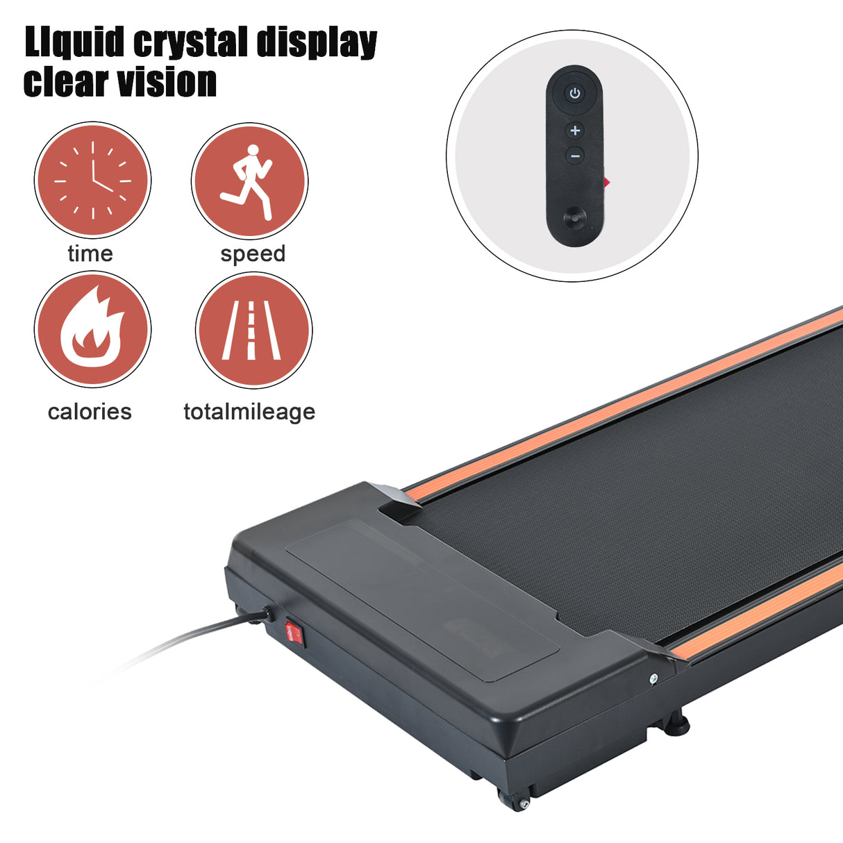 300 pound capacity desktop treadmill for home and office use, portable treadmill with 0.6 to 3.8 miles per hour - V.I.P Digital Presence