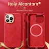 Italian Alcantara Case for iPhone 15 Pro Max Business Leather Phone Back Cover for iPhone 13 Pro Max Magnets - V.I.P Digital Presence