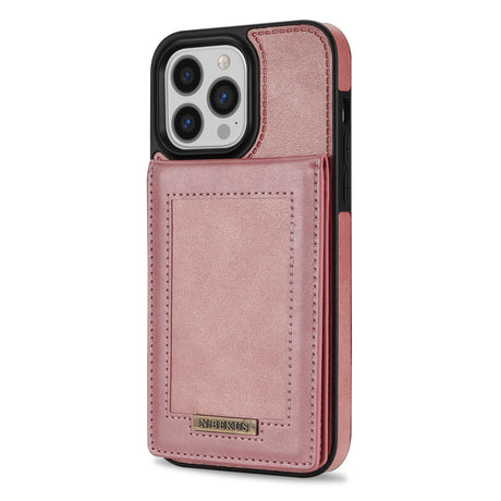 For iPhone 14ProMax Card Holder Phone Leather Case Samsung S23Ultra Photo Frame Magnetic Buckle Protective Case - V.I.P Digital Presence
