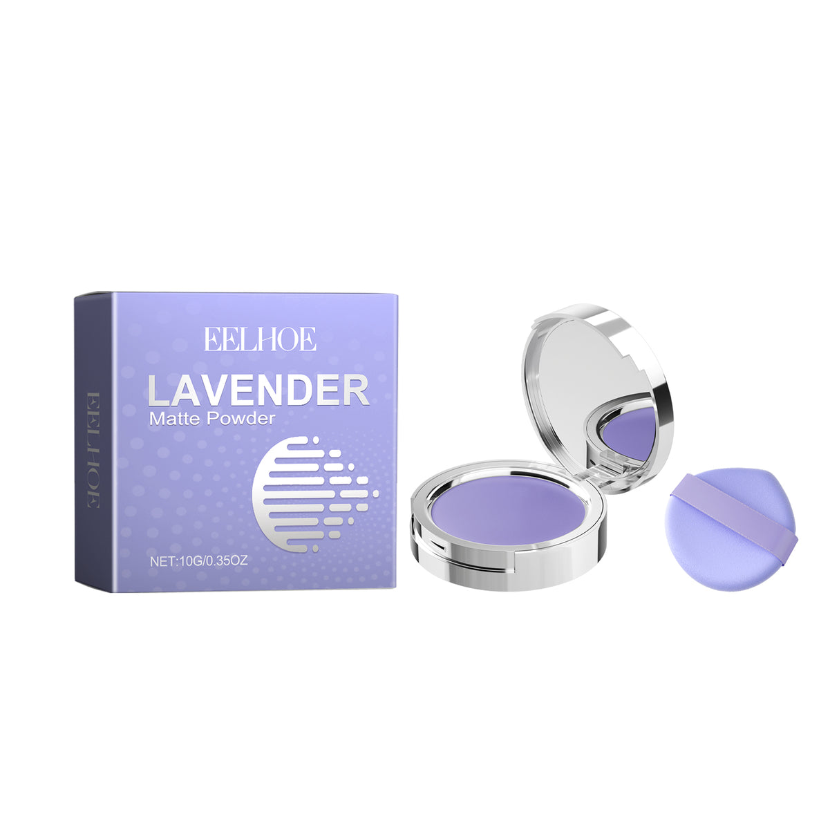 Lavender Matte Powder, Natural Block Defect Containment Light And Durable Is Not Easy To Makeup Base Powdery Cake - V.I.P Digital Presence