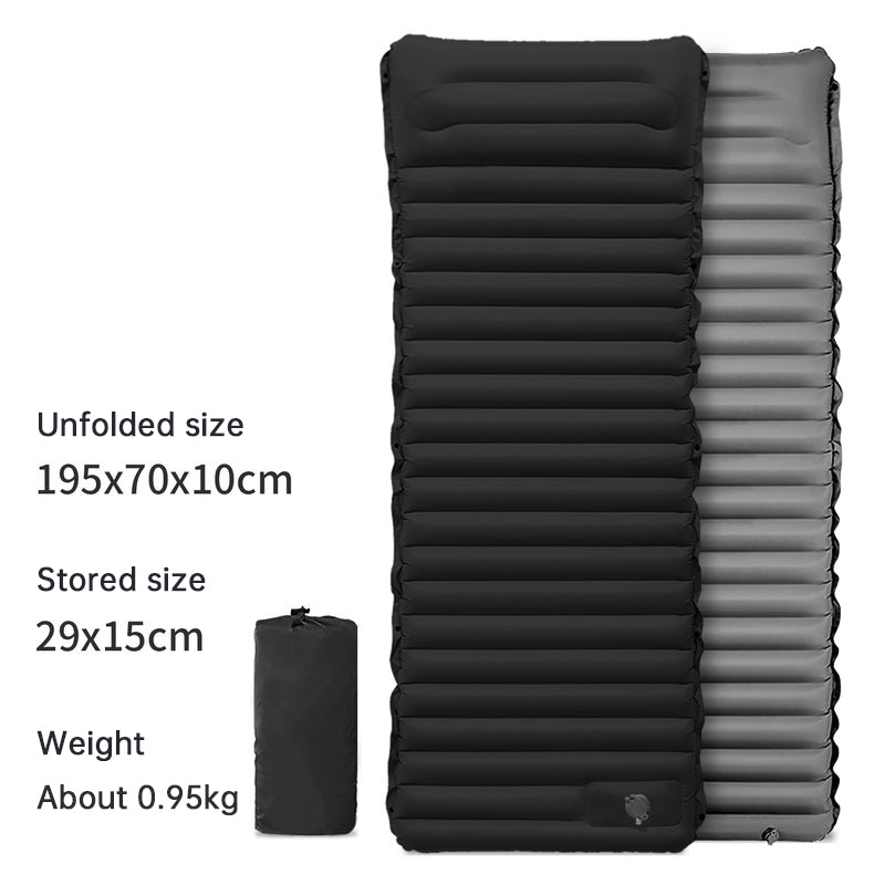 Ultralight Camping Sleeping Pad: Thicken, Self-Inflating with Built-in Pump (Outdoor/Travel) - V.I.P Digital Presence