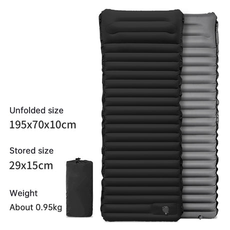 Ultralight Camping Sleeping Pad: Thicken, Self-Inflating with Built-in Pump (Outdoor/Travel) - V.I.P Digital Presence