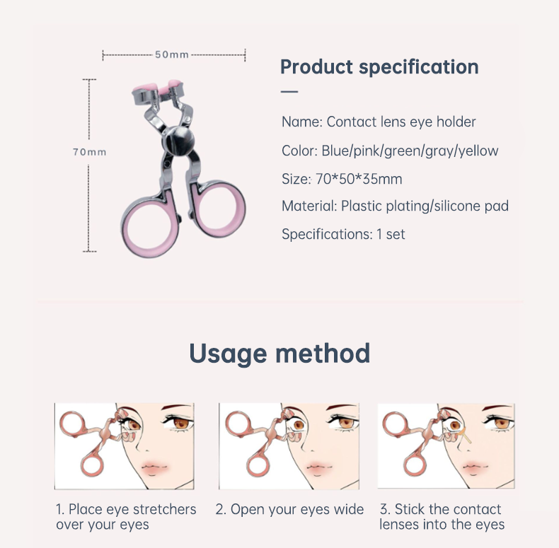 Eye Care Contact Lenses Inserter Remover Plastic Soft Tip Tweezer Stick Wearing Tools Lens Accessories Accessories - V.I.P Digital Presence