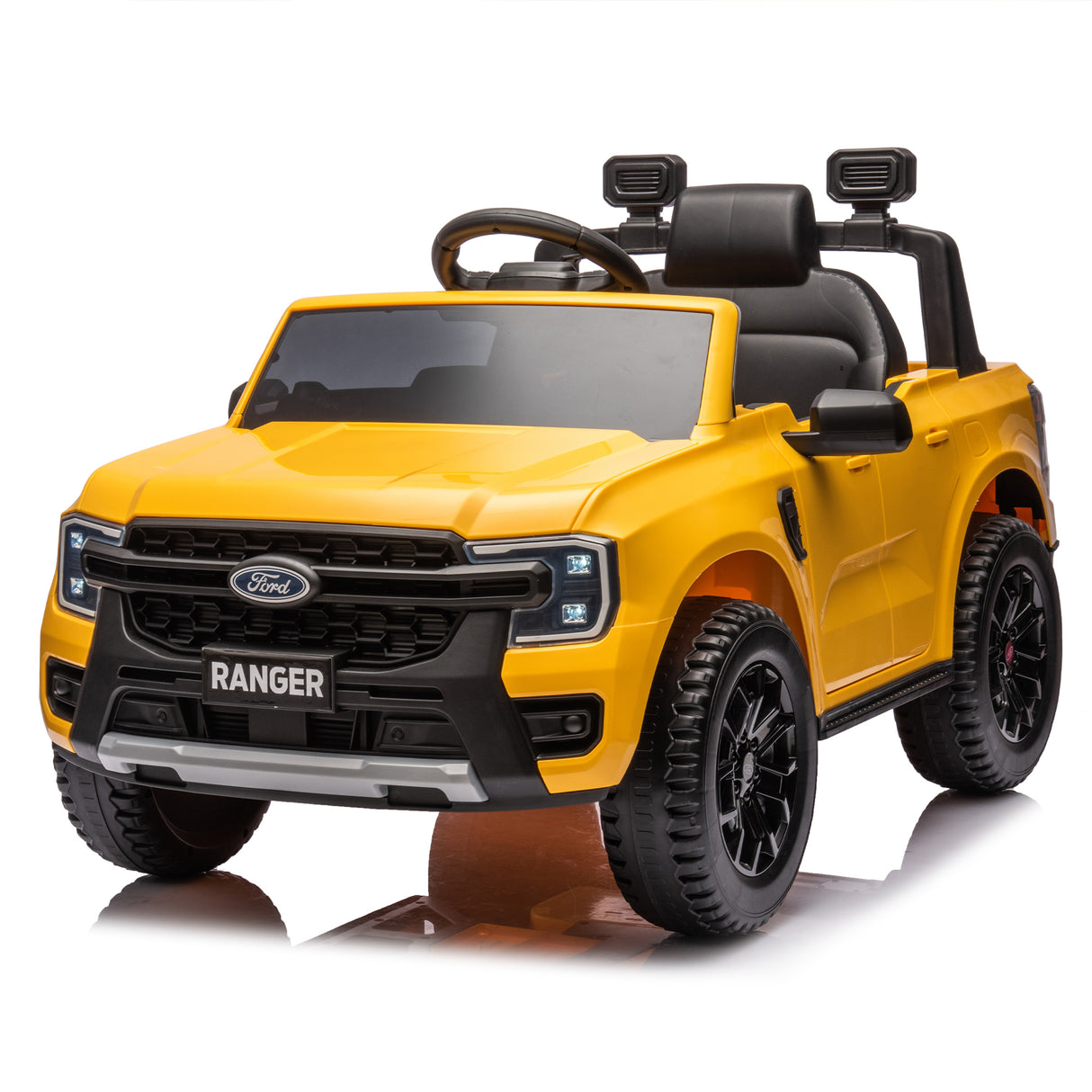 12V Kids Ride On Car W/Parents Remote Control,Licensed Ford Ranger,2WD,Rear wheel suspension,Low Start,Headlight,Horn,MP3,Blueto - V.I.P Digital Presence