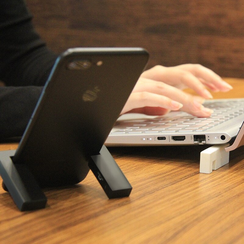 HST-Loop Magnetic Click Desk Mobile Phone Support Magnetic Portable Carry-on Mobile Phone Holder Fashion Minimalist Design - V.I.P Digital Presence