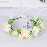 Hawaiian Wreath Wreath Simulation Flower Headwear Forest Fairy Girl Style Scenic Area Photo Headflower - V.I.P Digital Presence