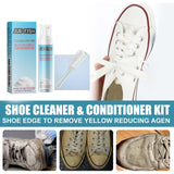 Shoe Cleaning Care Set Small White Shoes Yellow Edge Stain Cleaning White Portable Whitening Agent - V.I.P Digital Presence
