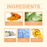 Turmeric Vitamin C Mud Film Refreshing Moisturizing Improve Darkness Clean Oil Control Reduce Acne