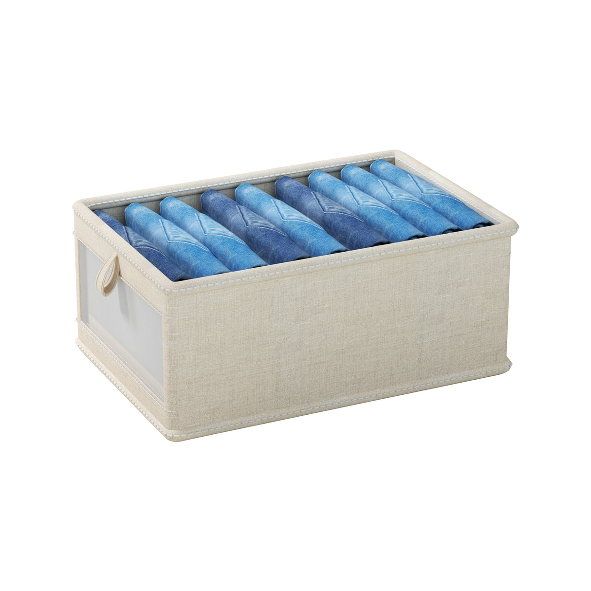 Visible foldable clothes storage box home wardrobe clothing storage box - V.I.P Digital Presence