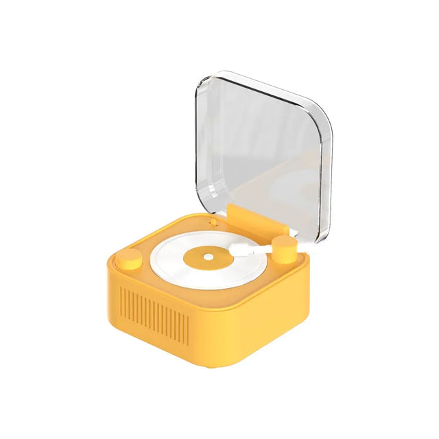 Retro Atomic Vinyl Bluetooth Speaker Hif Sound Long Battery Life Mini Record Player Rotary Speaker with Built-in Battery - V.I.P Digital Presence