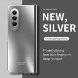 Suitable for Samsung Fold5 phone case ZFOLD4 folding screen solid color electroplating Fold3 all inclusive anti drop protective case 5G - V.I.P Digital Presence