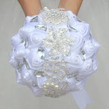 Artificial Wedding Bouquets Hand Made Flower Rhinestone Bridesmaid Crystal Bridal Wedding Bouquet - V.I.P Digital Presence