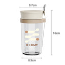 Glass oatmeal breakfast cup home milk cup with spoon bowl water cup with coffee cup - V.I.P Digital Presence