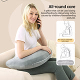 Reading pillow, crocheted arm-support for adults, portable, skin-friendly, TV & breastfeeding. - V.I.P Digital Presence