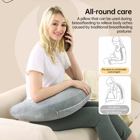 Reading pillow, crocheted arm-support for adults, portable, skin-friendly, TV & breastfeeding. - V.I.P Digital Presence