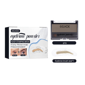 Eyebrow Powder Set Makeup Natural Lasting Waterproof Not Easy To Decolorize Dizzy Lazy Seal Eyebrow Powder Set - V.I.P Digital Presence
