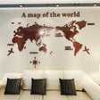 Creative Home Background Wall Stickers Acrylic 3D Wall Stickers Living Room TV Background M70- Map - V.I.P Digital Presence