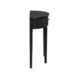 U-Style Distinctive Features of Pine Veneer Console Table with Vertical Stripe Drawer Fronts and Four Legs - V.I.P Digital Presence
