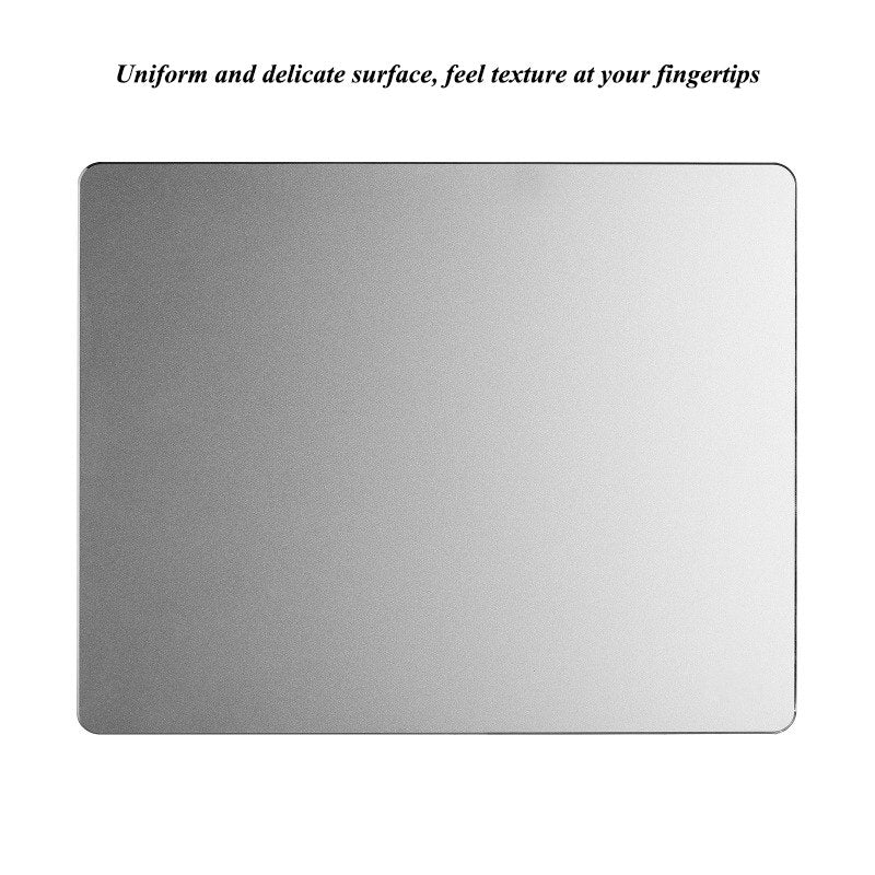 Aluminum Alloy Smooth Mouse Pad 240x180/300mm Hard Metal Slim Desk Mat Rubber Anti-slip Bottom Speed Control Mousepad For Gaming - V.I.P Digital Presence