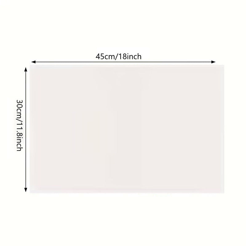 Christmas placemat white hemp Christmas scenery print home table mat living room dining table coaster - V.I.P Digital Presence