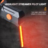 LED Bike Tail Light 6 Colors USB Charging Mountain Road Bike Light Portable Riding Equipment Running Water Light - V.I.P Digital Presence