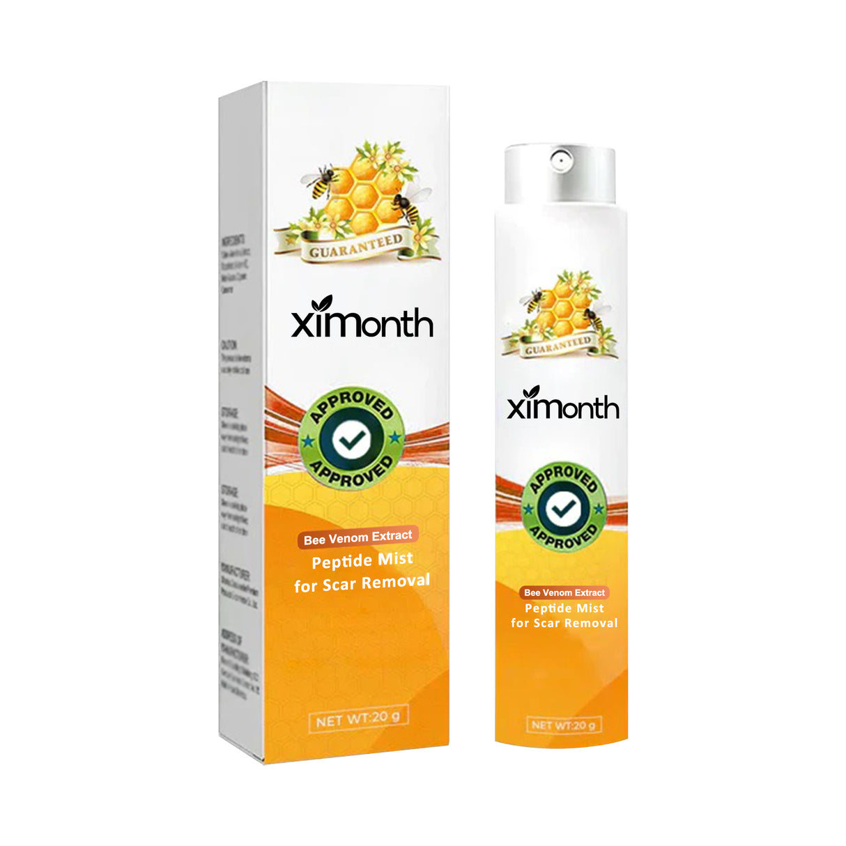 Spray de melitina para reducir las cicatrices del embarazo y suavizar la piel. Spray para el cuidado corporal.