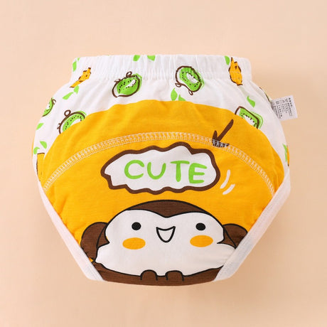 Learning pants, baby rings, diapers, cartoon prints, baby girls and boys training pants, cotton absorbent - V.I.P Digital Presence